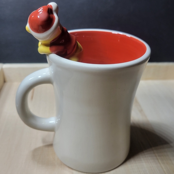 Disney Winnie the Pooh “Ho Ho Ho” Mug with Winnie Figurine Santa Pooh - Picture 6 of 12